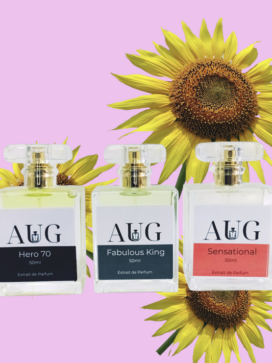 Men's High Quality Fragrance set inspired by Aventus, Fucking Fabulous and Baccarat Rouge 540. 50ml each (Authentic)