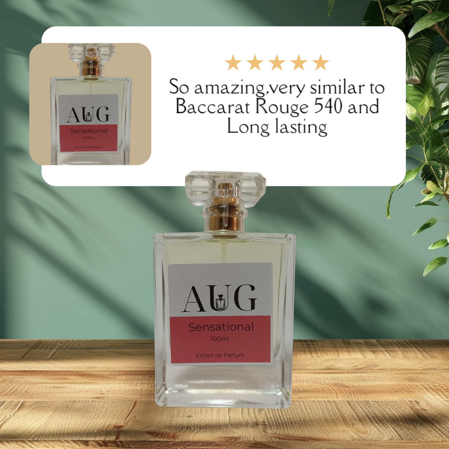 Sensational Extrait de Parfum/perfume Extract 100ml inspired by Baccarat Rouge 540 Authentic
