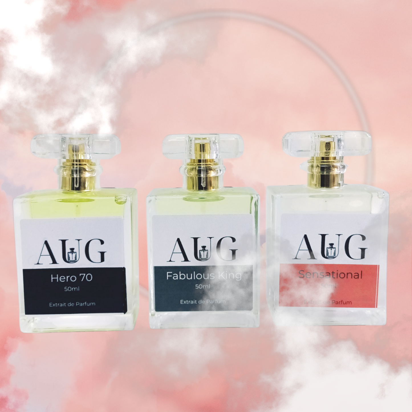 Men's High Quality Fragrance set inspired by Aventus, Fucking Fabulous and Baccarat Rouge 540. 50ml each (Authentic)