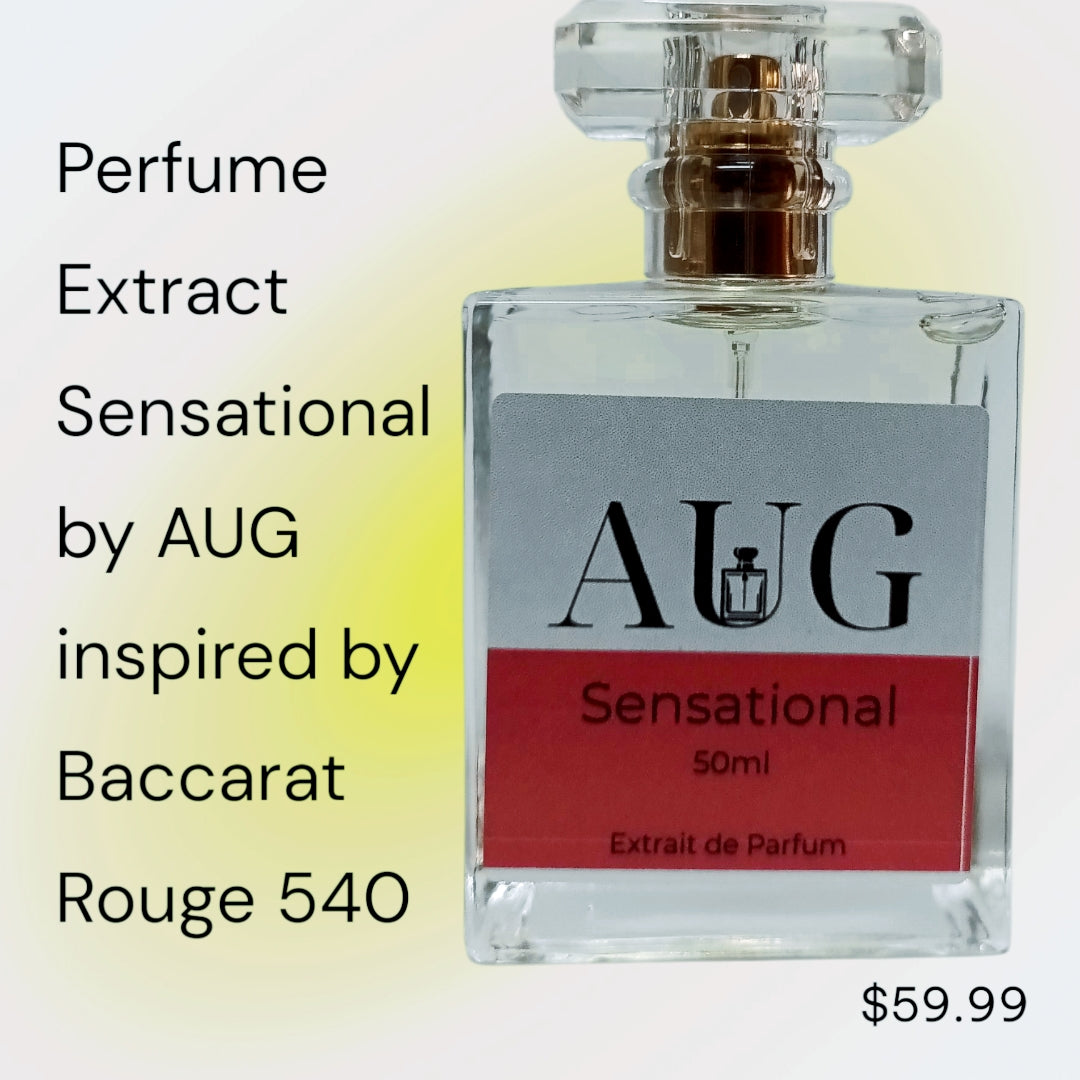 Sensational  Extrait de Parfum/Perfume Extract 50ml inspired by Baccarat Rouge 540.