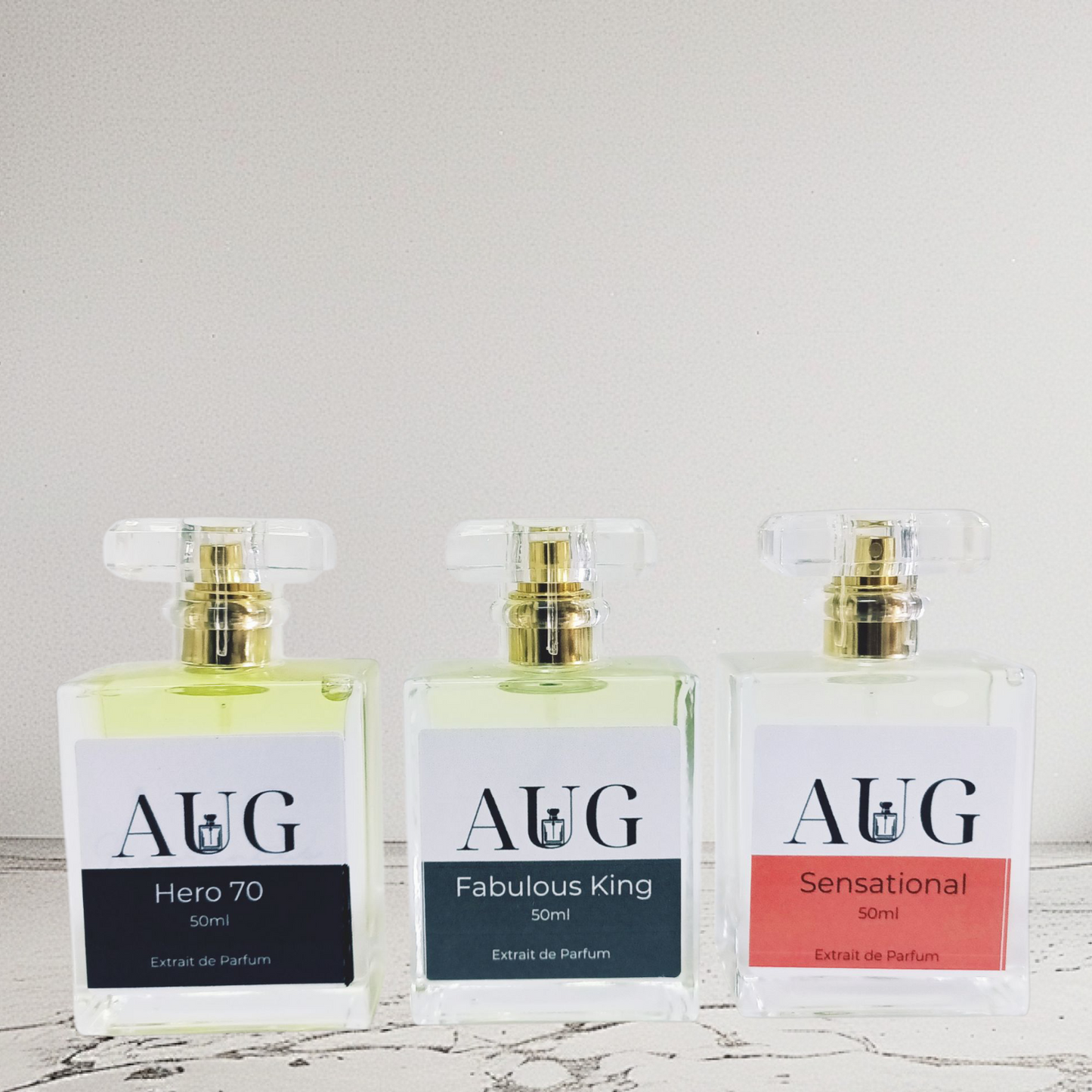 Men's High Quality Fragrance set inspired by Aventus, Fucking Fabulous and Baccarat Rouge 540. 50ml each (Authentic)