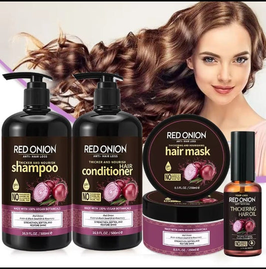 Professional Hair Growth Shampoo, Conditioner, Hair Mask and Oil set
