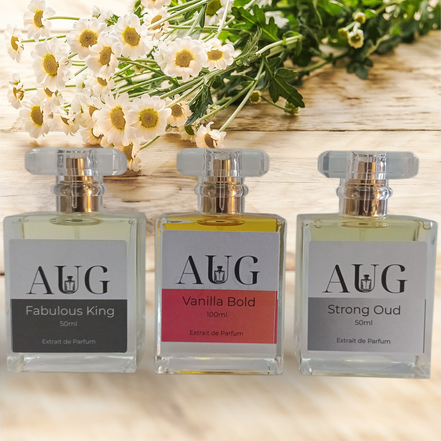 TF Lovers Special Set. Fabulous King inspired by Fucking Fabulous, Vanilla Bold inspired by Tobacco Vanilla & Strong Oud inspired by Oud wood 50ml each